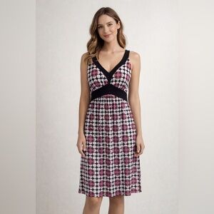 THX Thanx Collection Women’s Y2K Retro Polka Dot Sleeveless Dress Size Medium